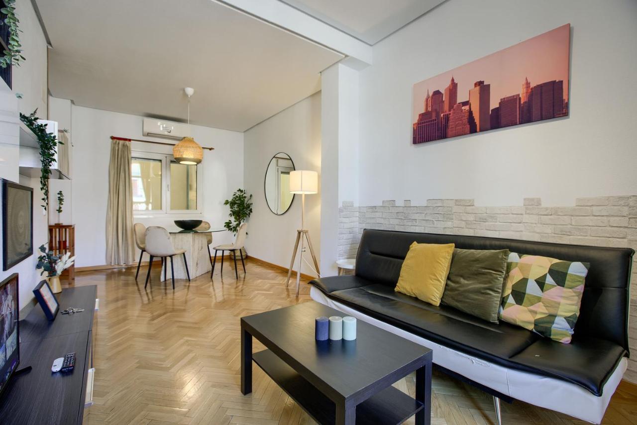 Ferienwohnung Charming Elegant Gran Via Madrid Exterior foto